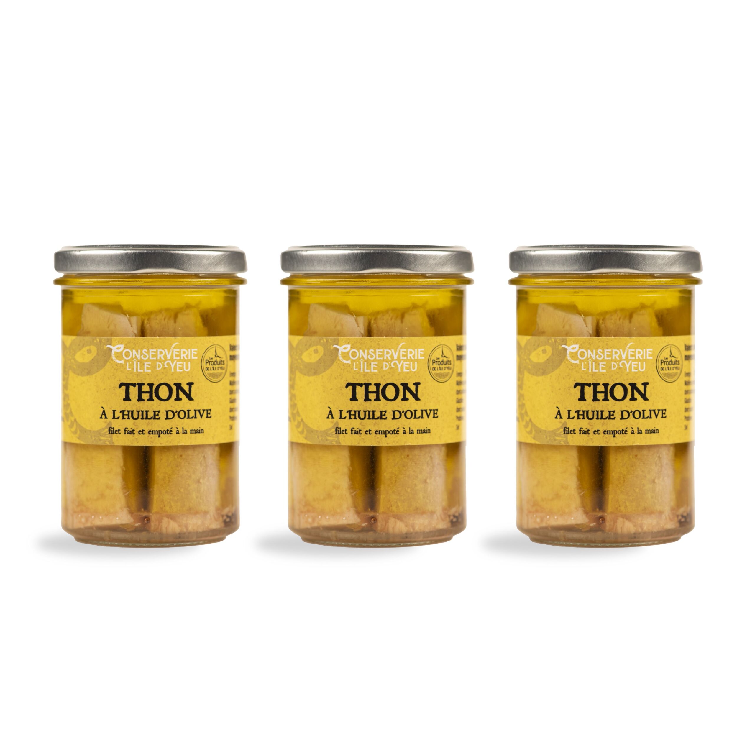 Trio thon blanc germon huile d'olive (3*190g)