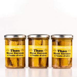 Image montrant le trio de thon blanc à l'huile d'olive (3*190g)