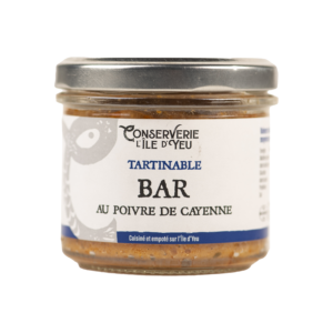 Image montrant le tartinable bar poivre de cayenne 100g