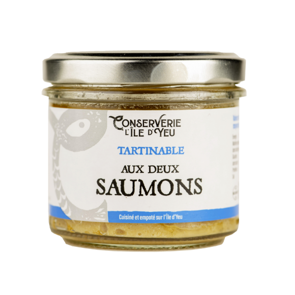 Image montrant le tartinable deux saumons 100g