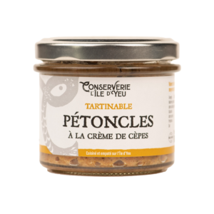 Image montrant le tartinable 100g pétoncles à la crème de cèpes