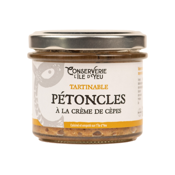 Image montrant le tartinable 100g pétoncles à la crème de cèpes