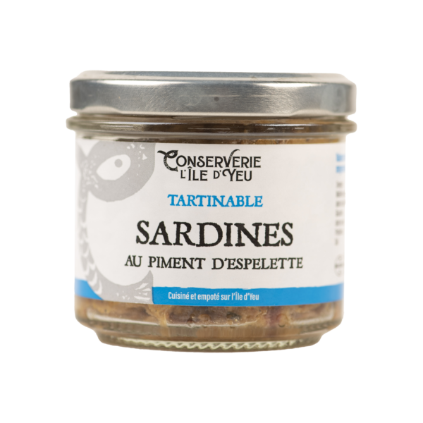 image montrant le tartinable sardine piment d'Espelette 100g