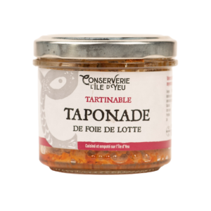 image montrant la taponade de foie de lotte en 100g