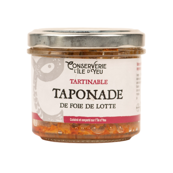 image montrant la taponade de foie de lotte en 100g