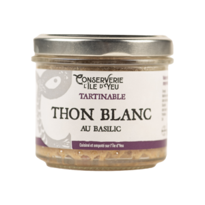 Image montrant le tartinable de thon blanc au basilic 100g