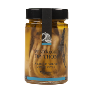 Image montrant la ventrèche à l'huile d'olive 190g de la gamme prestygyeuse