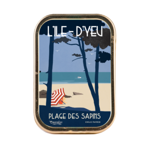 Image montrant une boite de sardines millésimées visuel plage des sapins -115g