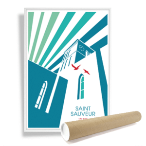 Affiche de l'Ile d'Yeu (Saint-Sauveur)